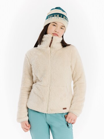 PROTEST Fleecejacke 'RIRI JR' in Weiß: Vorderseite