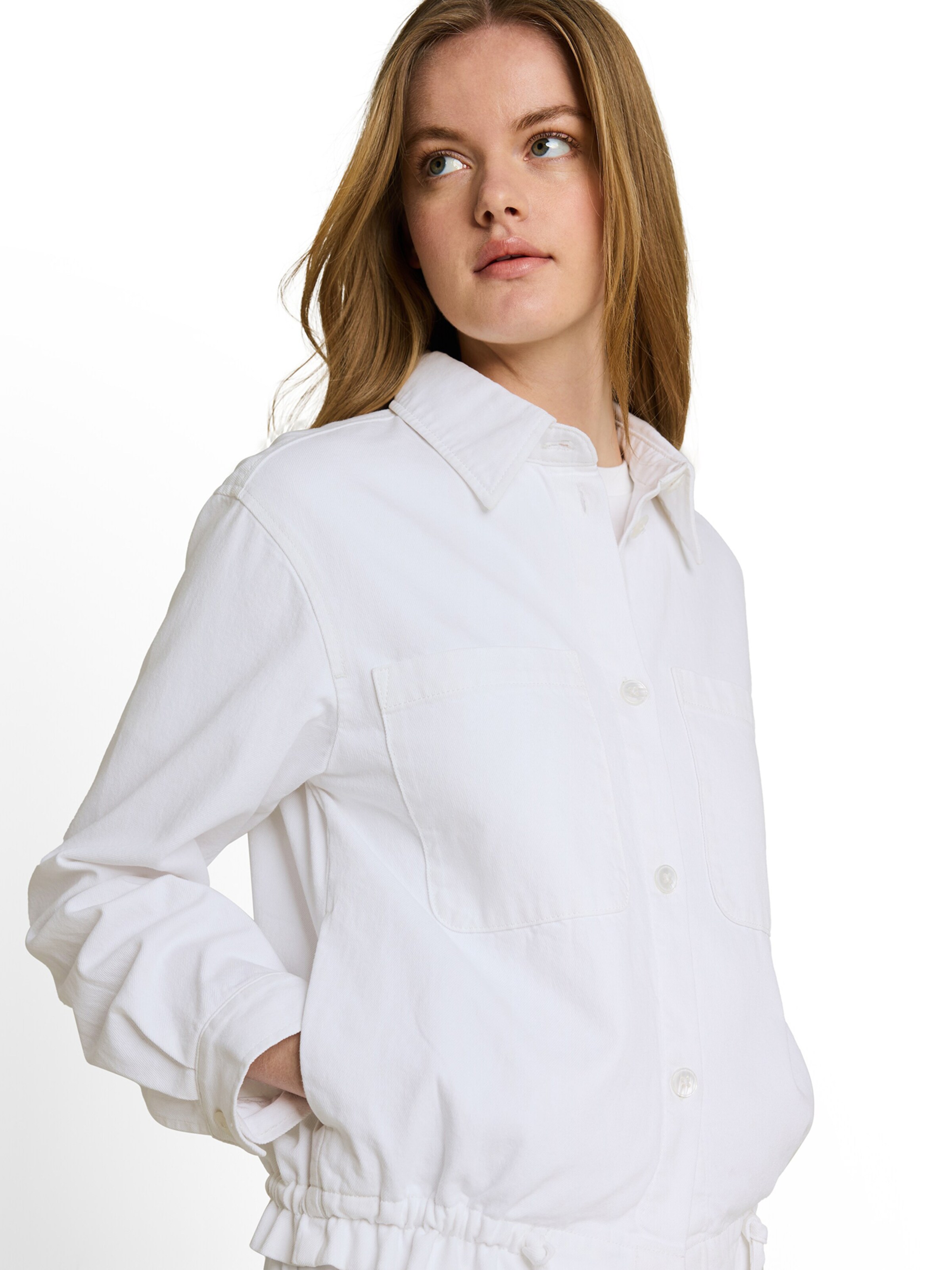 TOM TAILOR DENIM Between-season jacket in White