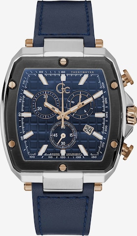 Gc Uhr 'Spirit Tonneau' in Blau: Vorderseite