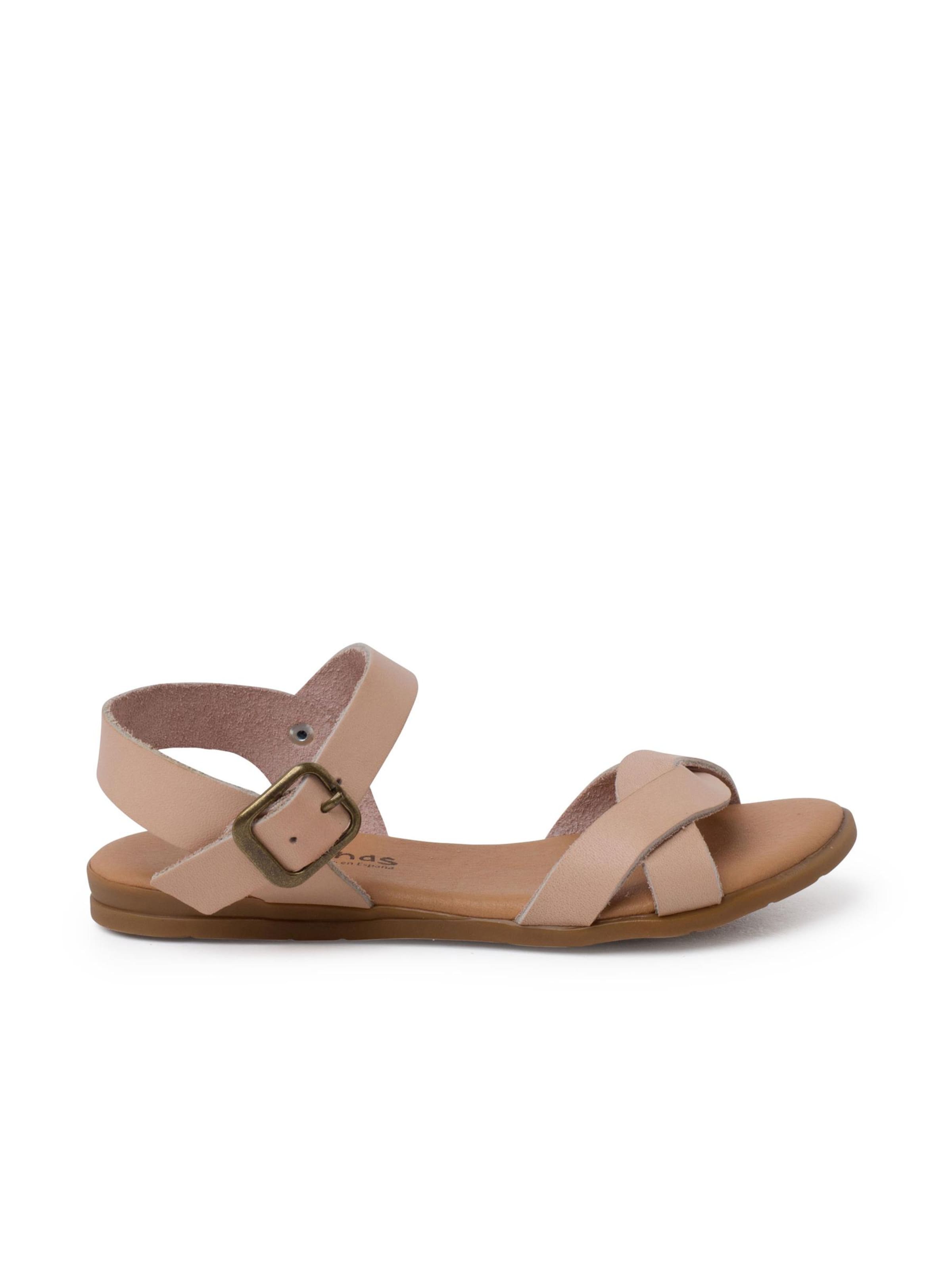Sandalo di Pisamonas in beige: frontale