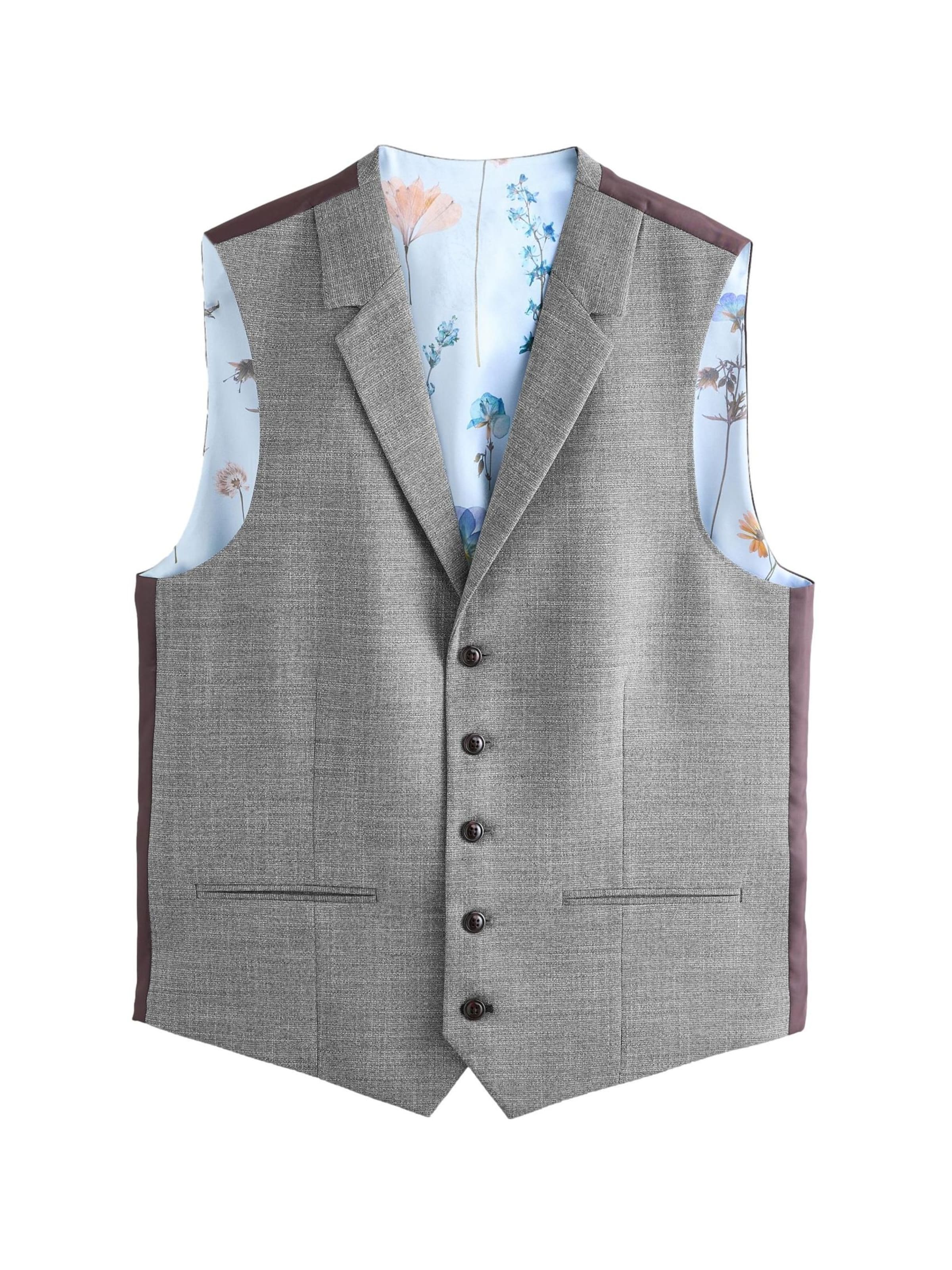 Gilet de costume Next en gris : devant