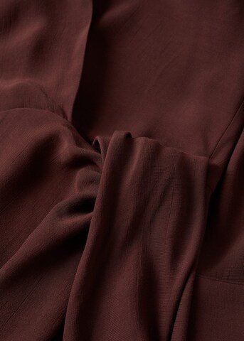 MANGO Shirt Dress 'Quant' in Brown