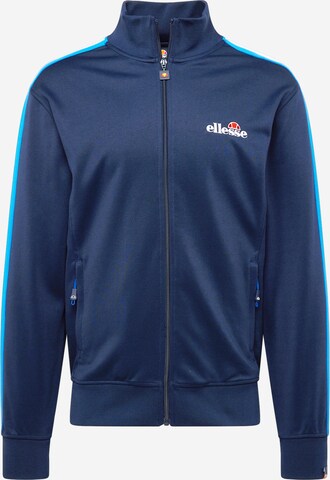 ELLESSE Sweatvest 'Giandoso' in Blauw: voorkant