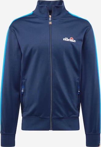 ELLESSE Zip-Up Hoodie 'Giandoso' in Blue: front