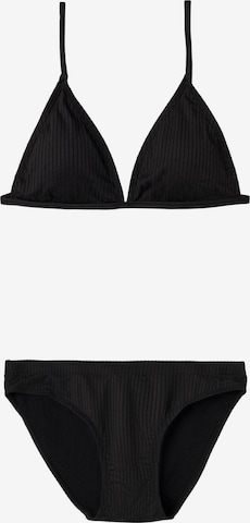 NAME IT Triangel Bikini in Schwarz: predná strana