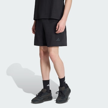 ADIDAS SPORTSWEAR Voľný strih Športové nohavice 'Z.N.E.' - Čierna: predná strana