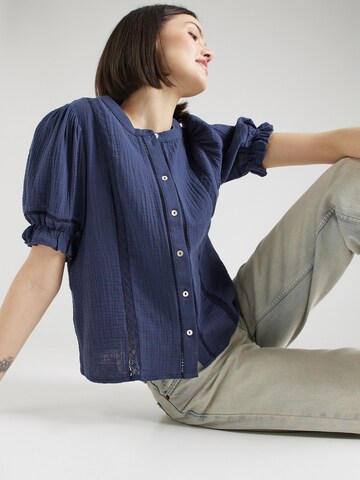 VERO MODA Blouse 'NATALI' in Blauw