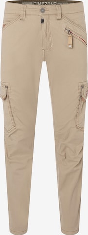 TIMEZONE Cargo Pants 'Regular RogerTZ' in Beige: front