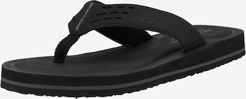 Flip-flops 'Tocker' de la SKECHERS pe negru: față