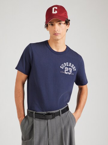 Superdry Shirt in Blue: front