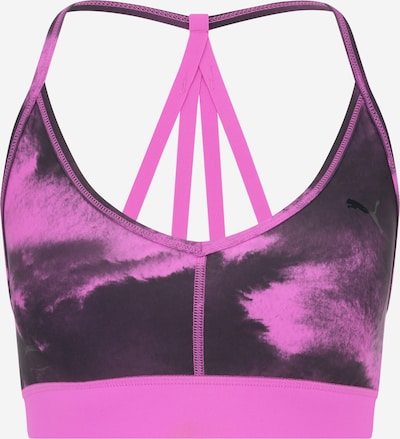 Reggiseno sportivo 'Risk Taker' PUMA di colore melanzana / lilla neon, Visualizzazione prodotti