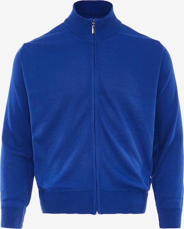 ALEKO Gebreid vest in Blauw: voorkant