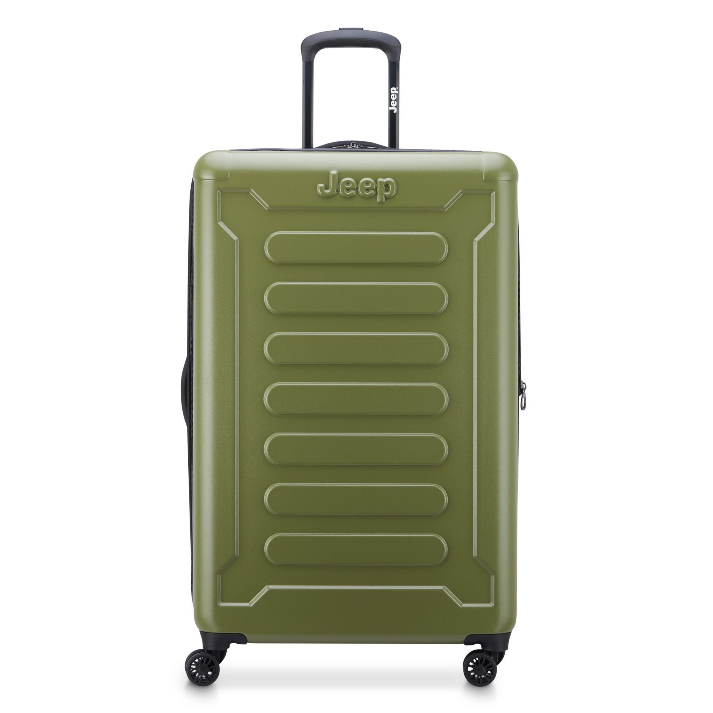 Trolley 'JH004C' di Jeep in verde: frontale