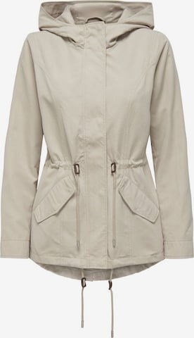 Parka mi-saison ONLY en beige : devant