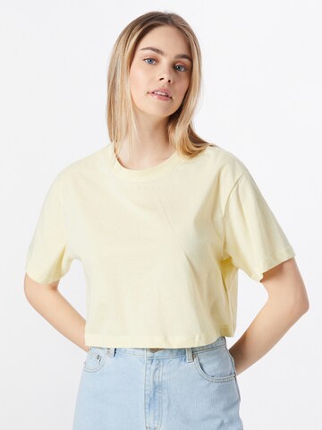 T-shirt Urban Classics en jaune : devant