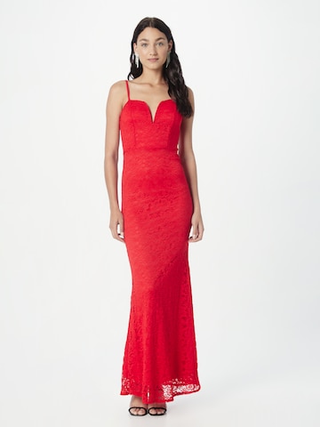 WAL G. Βραδινό φόρεμα 'TILLY' σε κόκκινο: μπροστά