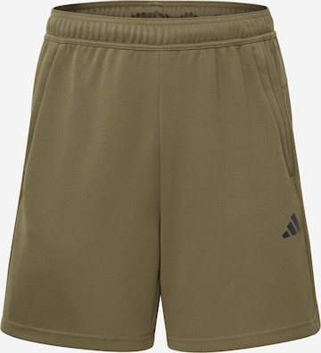 ADIDAS PERFORMANCEregular Sportske hlače 'Train Essentials All Set' - zelena boja: prednji dio