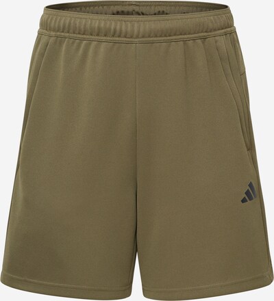 Sportinės kelnės 'Train Essentials All Set' iš ADIDAS PERFORMANCE, spalva – alyvuogių spalva / juoda, Prekių apžvalga