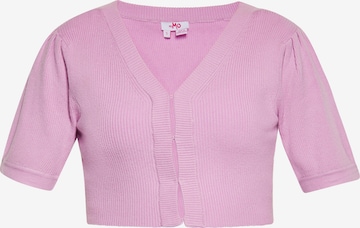 MYMO Knit Cardigan in Pink: front