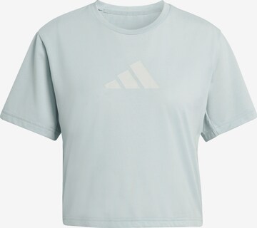 zaļš ADIDAS PERFORMANCE Sporta krekls 'Essentials': no priekšpuses