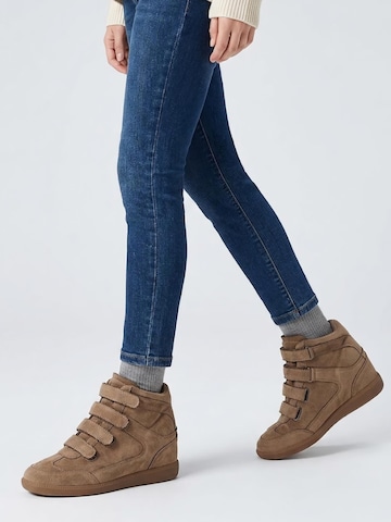 Baskets hautes VERA Collection en gris