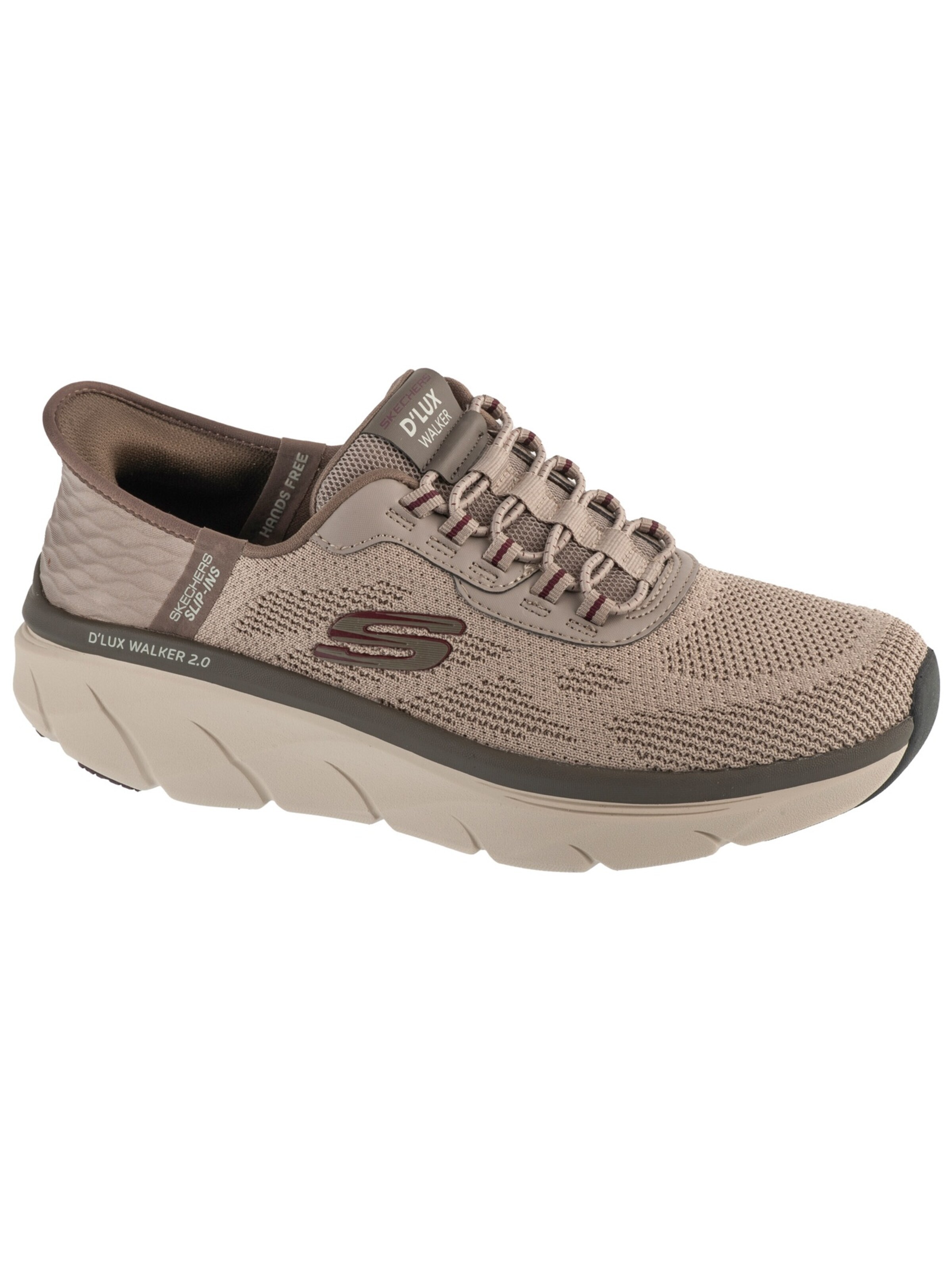 SKECHERS Sneakers 'Slip-ins: D'Lux Walker 2.0 - Rezinate' in Beige: front