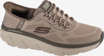 SKECHERS Platform trainers 'Slip-ins: D'Lux Walker 2.0 - Rezinate' in Beige: front