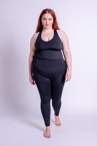 Girlfriend Collective Sports top 'Zoe' in Black