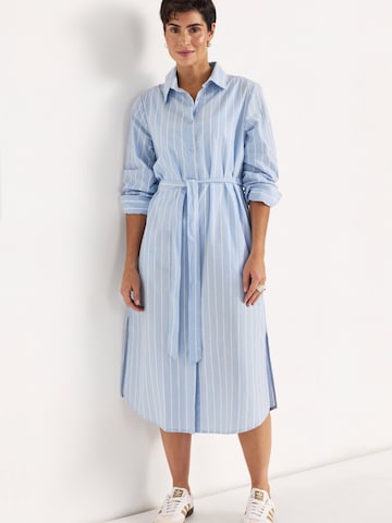 Cellbes of Sweden Jurk in Blauw: voorkant
