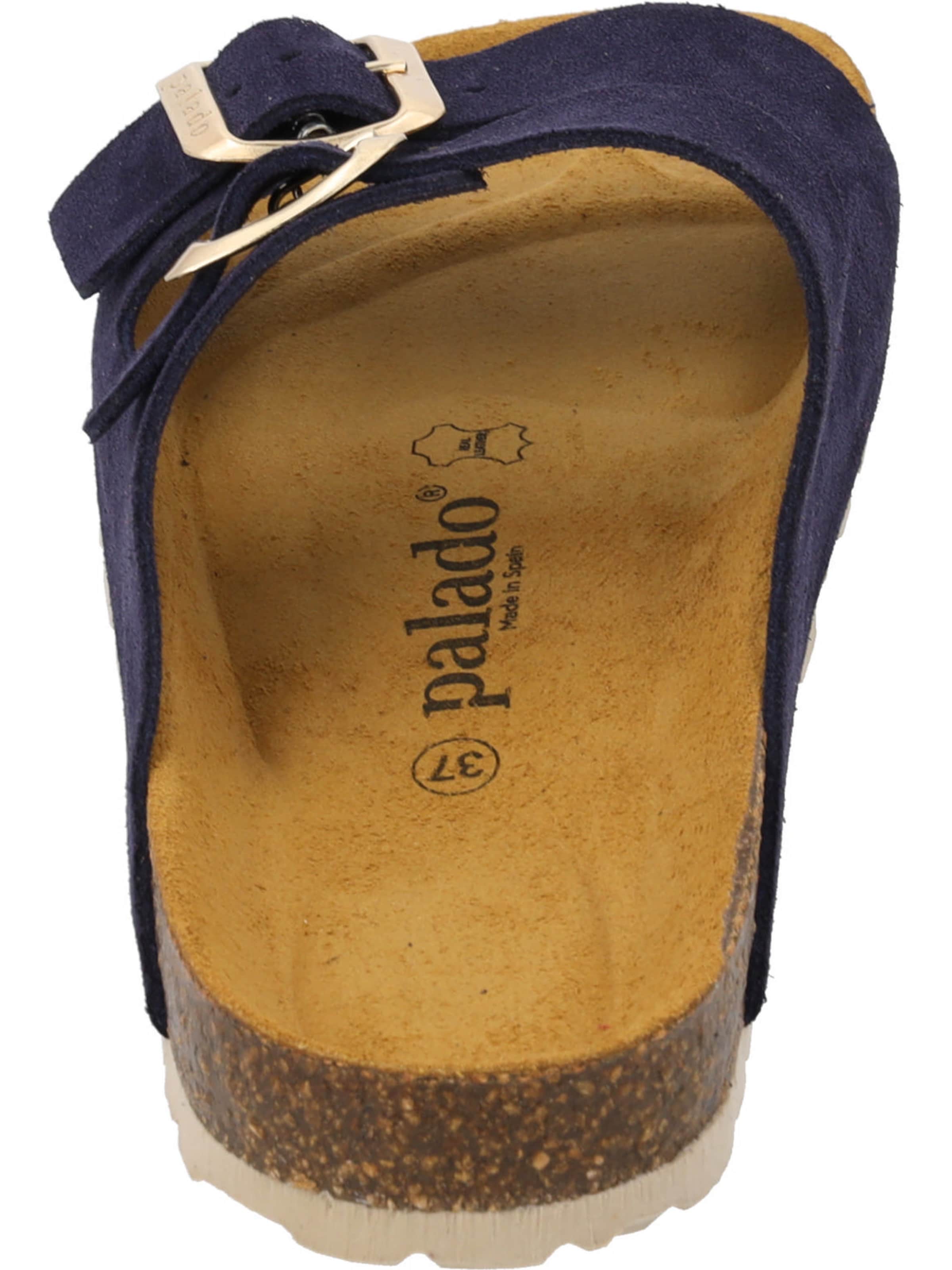 Palado Pantolette 'Palado Korfu Suede Premium Leather'‌‌ in Blau
