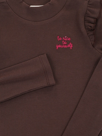 T-Shirt Looxs Revolution en marron