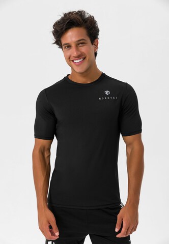 MOROTAI - Camiseta funcional en negro: frente