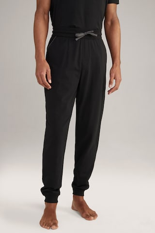 JOOP! Tapered Pyjamabroek in Zwart: voorkant