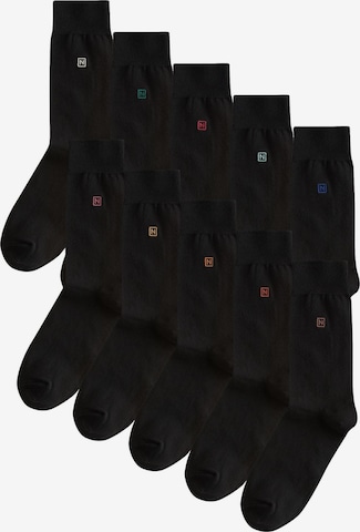 Chaussettes Next en noir : devant