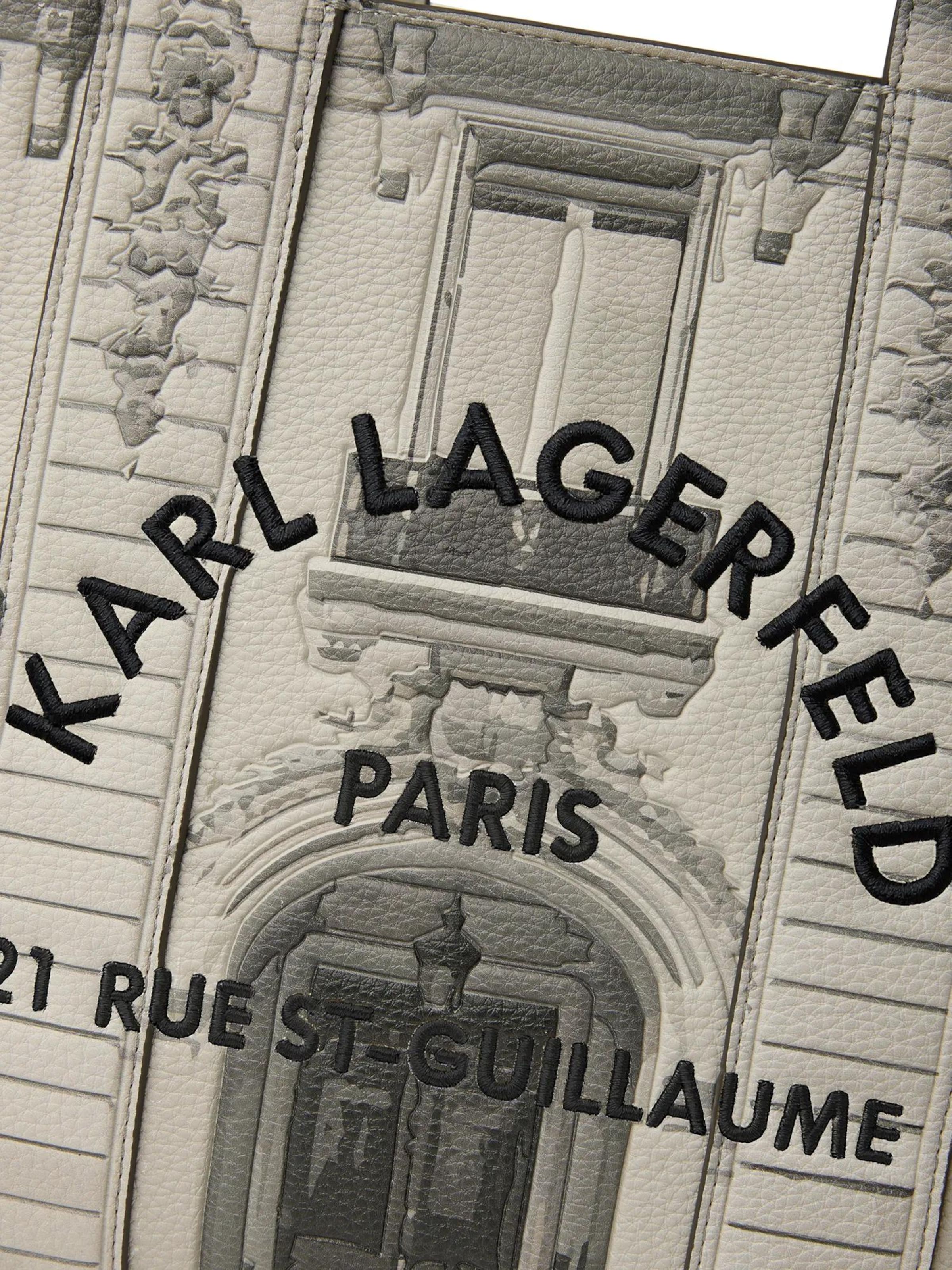 Poșete 'Maison De Karl' de la Karl Lagerfeld pe gri