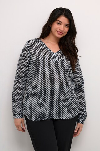 Camicia da donna 'Cami' di KAFFE CURVE in grigio: frontale