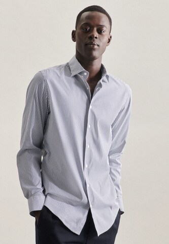 SEIDENSTICKER Slim fit Overhemd in Blauw: voorkant