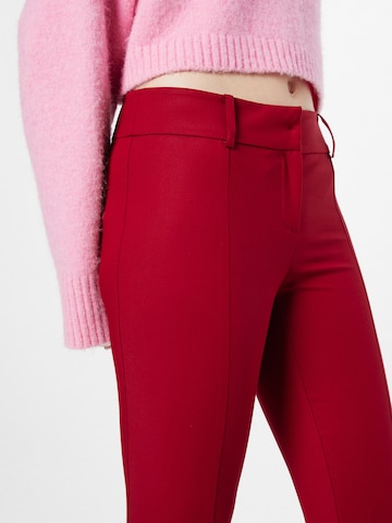 PATRIZIA PEPE Slim fit Trousers in Red