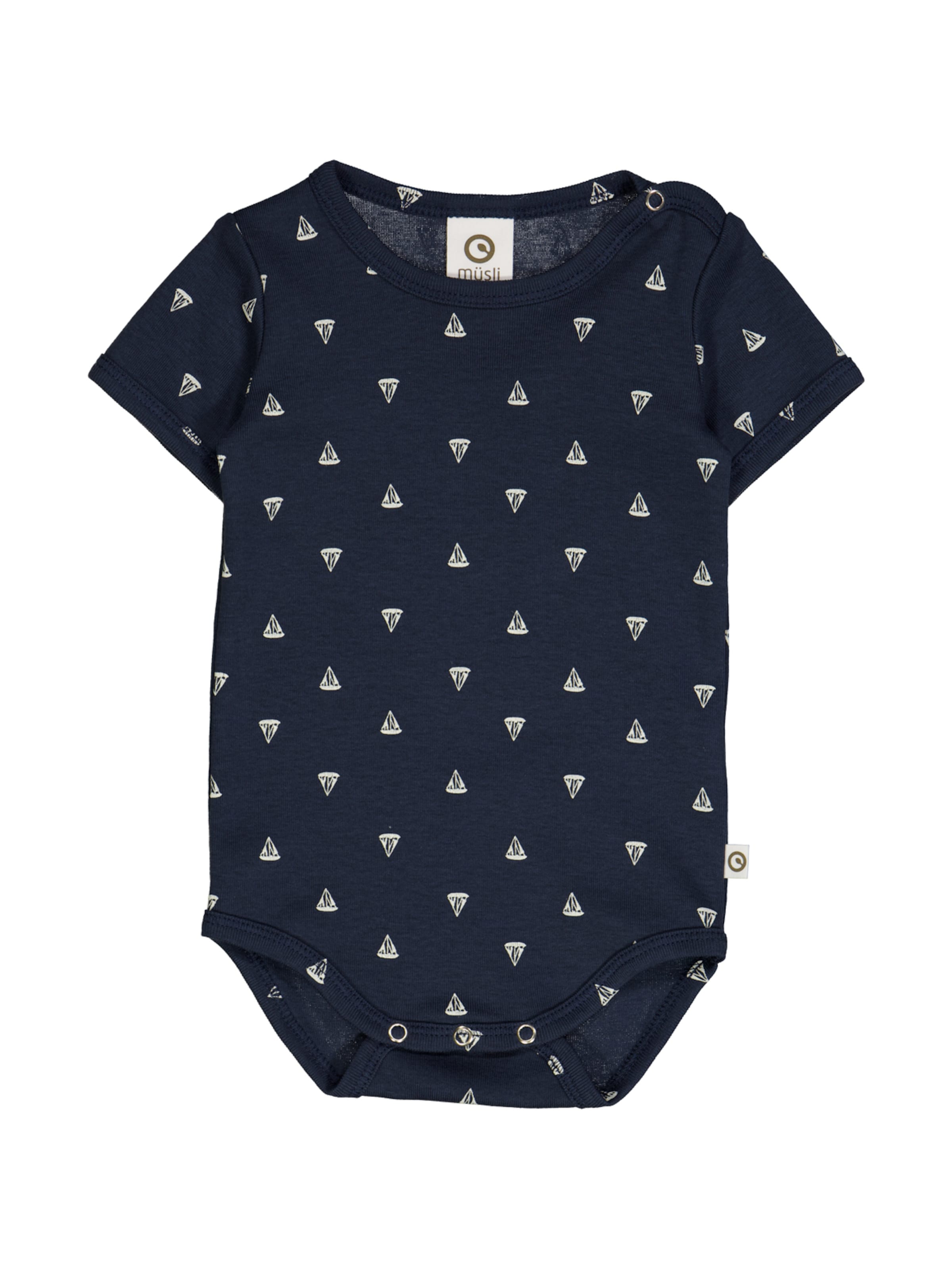 Müsli by GREEN COTTON - Macacão/Body em azul: frente