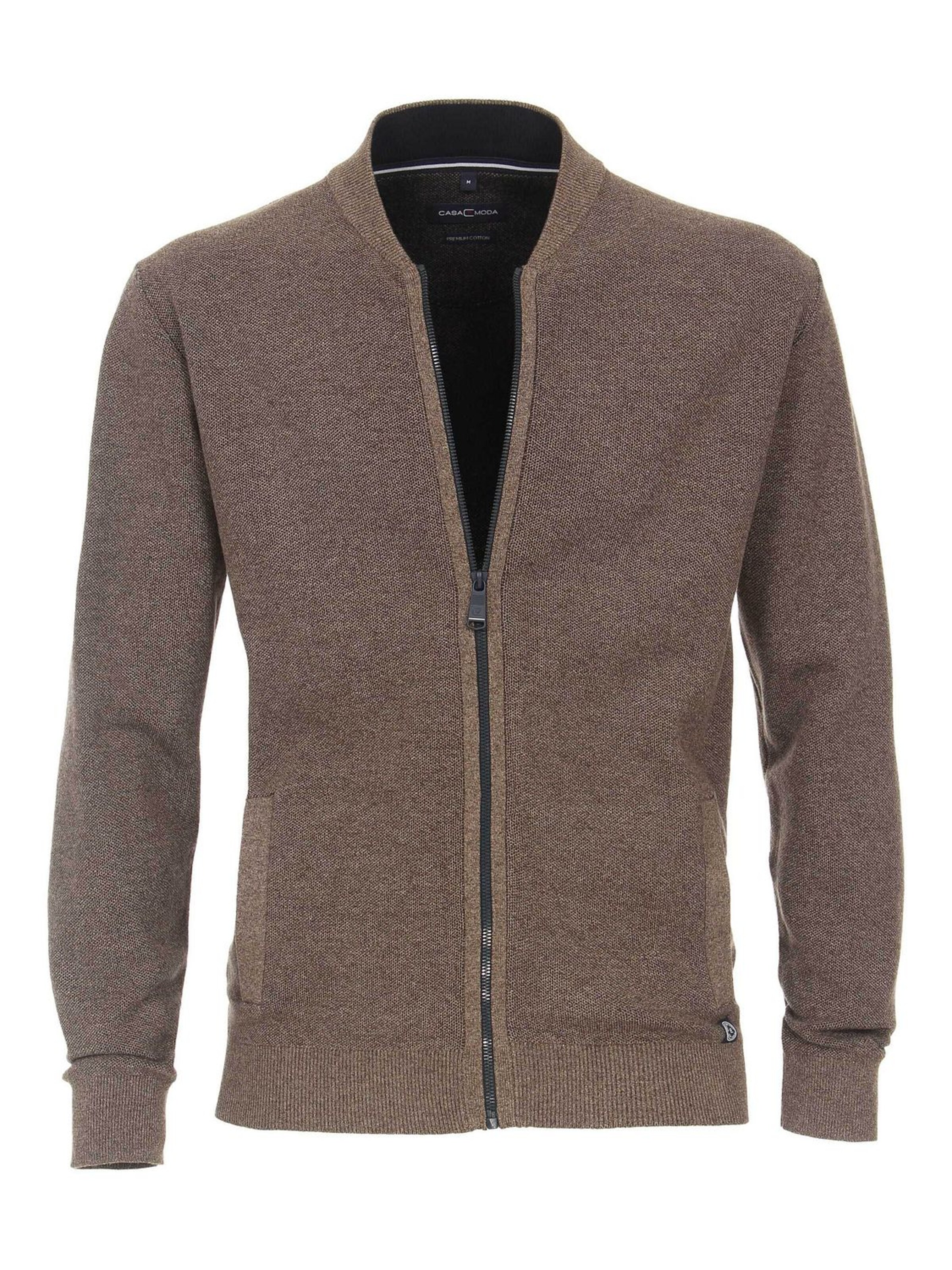 Vestes en maille CASA MODA en beige : devant