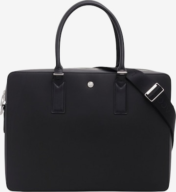 LACOSTE - Bolso de mano 'Lacoste Sac ordinateur Langon Noir' en negro: frente