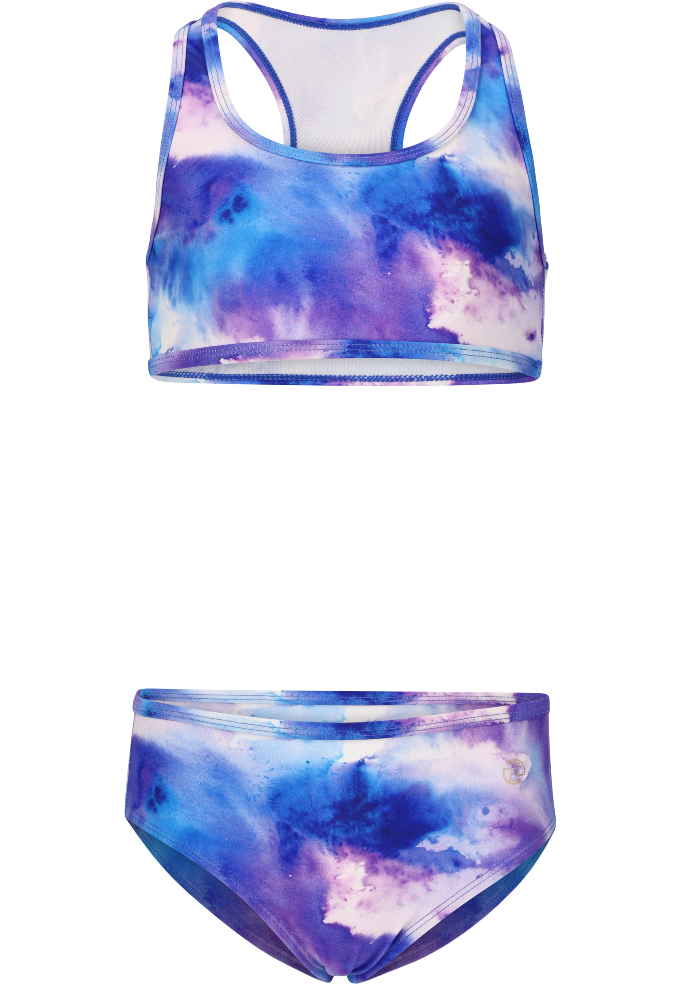 ZigZag Bikini 'Irena' in Blue: front