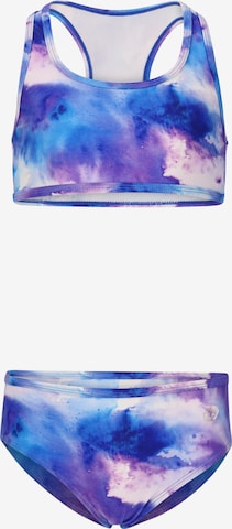 ZigZag Bikini 'Irena' in Blau: Vorderseite