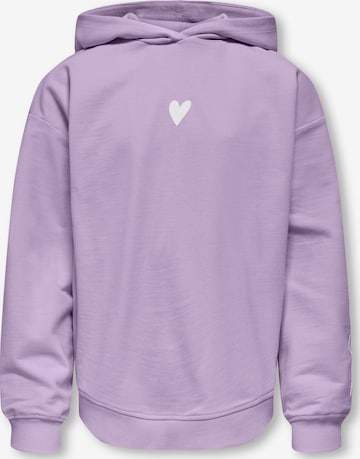 ONLY GIRLS - Sudadera 'KOGHeart' en lila: frente