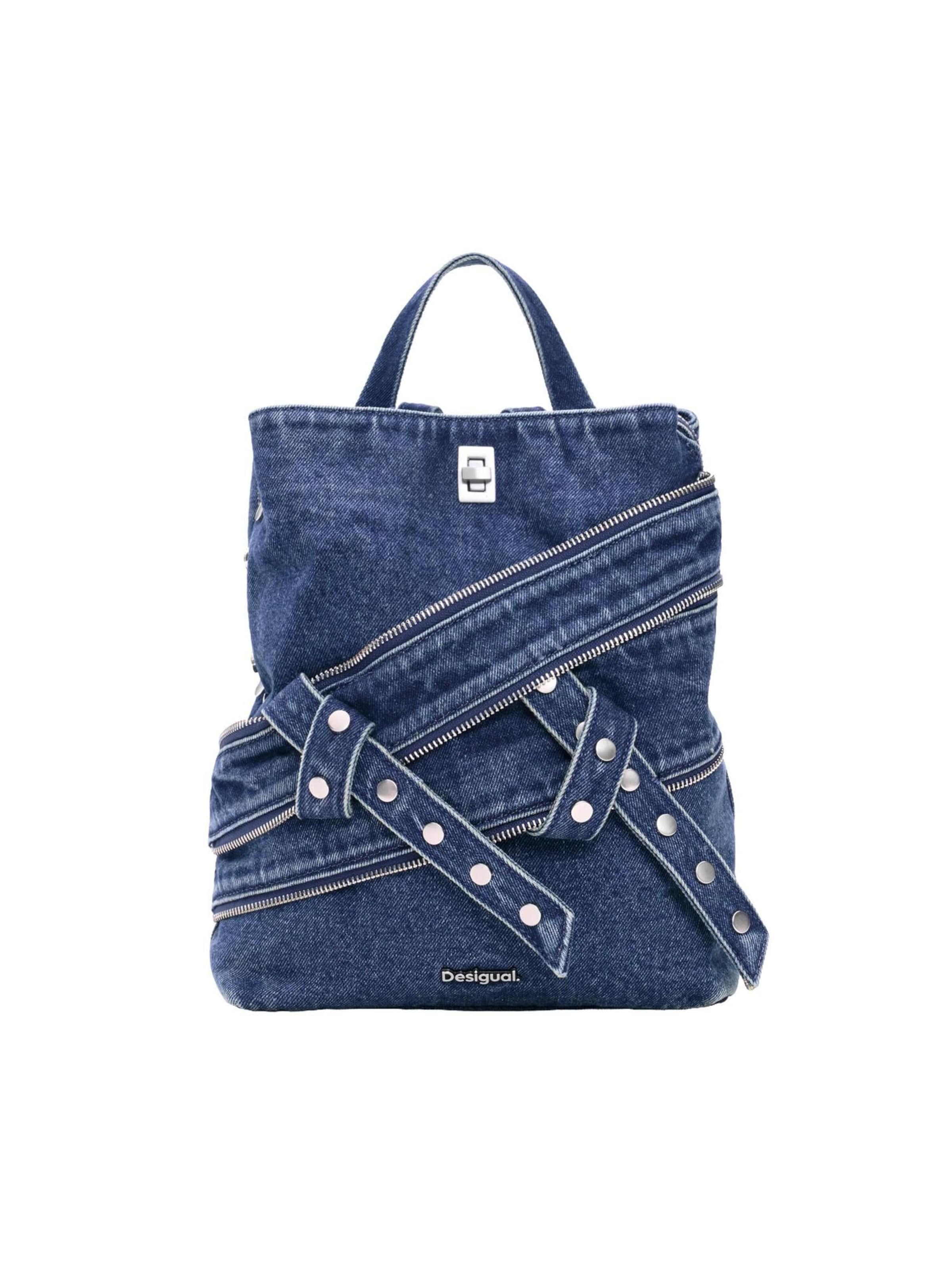 Sac à dos Desigual en bleu : devant