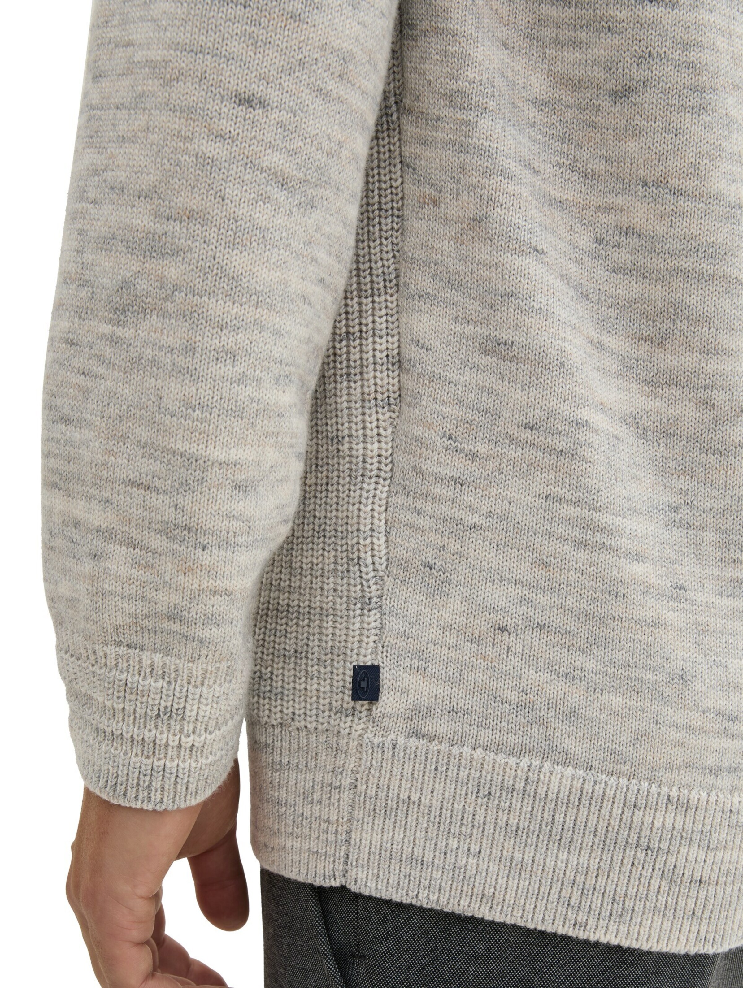TOM TAILOR Pullover in Grau