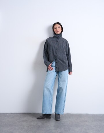 TOPSHOP Bő szár Farmer 'TSCINCH' - kék