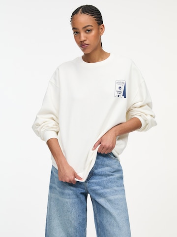 Pull&Bear Tréning póló - fehér