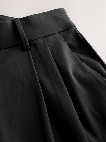 Next Широкий Брюки со складками в Черный