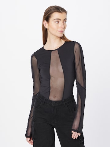 WEEKDAY Shirt 'Astrid' in Black: front